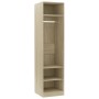 Armario de madera contrachapada color roble 50x50x200 cm de vidaXL, Armarios roperos - Ref: Foro24-800237, Precio: 103,68 €, ...
