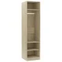 Armario de madera contrachapada color roble 50x50x200 cm de vidaXL, Armarios roperos - Ref: Foro24-800237, Precio: 101,99 €, ...