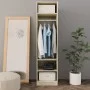 Armario de madera contrachapada color roble 50x50x200 cm de vidaXL, Armarios roperos - Ref: Foro24-800237, Precio: 101,99 €, ...
