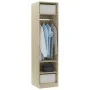 Armario de madera contrachapada color roble 50x50x200 cm de vidaXL, Armarios roperos - Ref: Foro24-800237, Precio: 101,99 €, ...