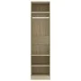 Armario de madera contrachapada color roble 50x50x200 cm de vidaXL, Armarios roperos - Ref: Foro24-800237, Precio: 101,99 €, ...