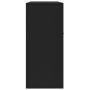 Aparador de madera contrachapada negro 88x30x70 cm de vidaXL, Aparadores - Ref: Foro24-800676, Precio: 73,52 €, Descuento: %