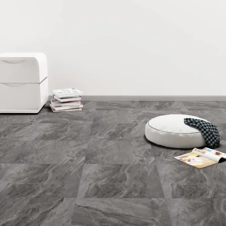 Lamas para suelo de PVC autoadhesivas negro con motivos 5,11 m² de vidaXL, Suelos y moquetas - Ref: Foro24-144874, Precio: 65...