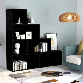 Black plywood shelving/divider 155x24x160 cm by vidaXL, Bookcases and shelves - Ref: Foro24-800658, Price: 70,93 €, Discount: %