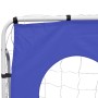 Portería de fútbol con pared de puntería acero 240x92x150 cm de vidaXL, Porterías de fútbol - Ref: Foro24-90573, Precio: 59,3...