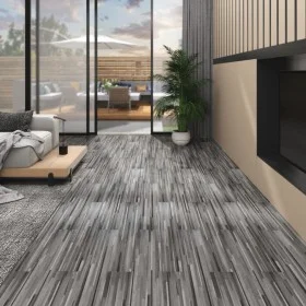Gestreifte graue selbstklebende PVC-Bodendielen 4,46 m² 3 mm von vidaXL, Böden und Teppiche - Ref: Foro24-146576, Preis: 90,3...