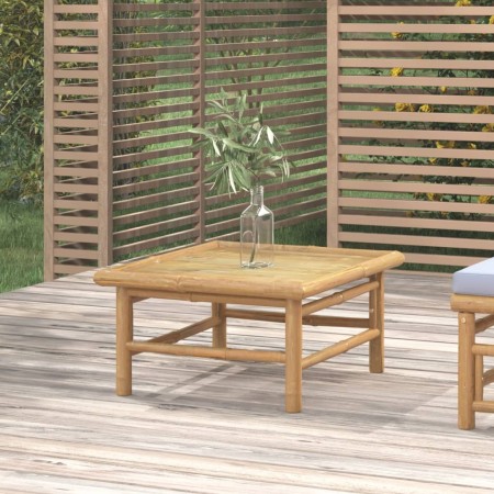 Mesa de jardín bambú 65x55x30 cm de vidaXL, Sofás modulares de exterior - Ref: Foro24-362282, Precio: 70,06 €, Descuento: %
