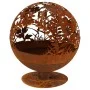 Esschert Design Brasero con flores cortadas a láser oxidado FF294 de Esschert Design, Chimeneas - Ref: Foro24-421281, Precio:...
