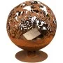 Esschert Design Brasero con flores cortadas a láser oxidado FF294 de Esschert Design, Chimeneas - Ref: Foro24-421281, Precio:...