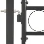 Gartentor mit Oberbogen 100x150 cm aus schwarzem Stahl von vidaXL, Gartentore - Ref: Foro24-143086, Preis: 195,62 €, Rabatt: %