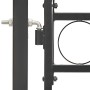Puerta de jardín con arco superior 100x150 cm acero negro de vidaXL, Puertas de jardín - Ref: Foro24-143086, Precio: 180,97 €...