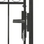 Gartentor mit Oberbogen 100x150 cm aus schwarzem Stahl von vidaXL, Gartentore - Ref: Foro24-143086, Preis: 195,62 €, Rabatt: %