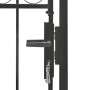 Puerta de jardín con arco superior 100x150 cm acero negro de vidaXL, Puertas de jardín - Ref: Foro24-143086, Precio: 180,97 €...