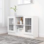 Vitrina de madera ingeniería blanca 120x30,5x70 cm de vidaXL, Aparadores - Ref: Foro24-802786, Precio: 83,15 €, Descuento: %