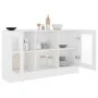 Vitrina de madera ingeniería blanca 120x30,5x70 cm de vidaXL, Aparadores - Ref: Foro24-802786, Precio: 81,31 €, Descuento: %