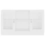 Vitrine aus weißem Holzwerkstoff, 120 x 30,5 x 70 cm von vidaXL, Sideboards - Ref: Foro24-802786, Preis: 81,31 €, Rabatt: %