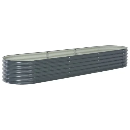 Arriate de acero galvanizado gris 320x80x44 cm de vidaXL, Maceteros y jardineras - Ref: Foro24-45527, Precio: 170,48 €, Descu...