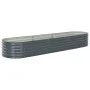 Arriate de acero galvanizado gris 320x80x44 cm de vidaXL, Maceteros y jardineras - Ref: Foro24-45527, Precio: 170,48 €, Descu...