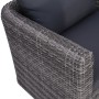 Set de sofás de jardín 7 piezas y cojines ratán sintético gris de vidaXL, Conjuntos de jardín - Ref: Foro24-44158, Precio: 96...