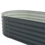 Arriate de acero galvanizado gris 320x80x44 cm de vidaXL, Maceteros y jardineras - Ref: Foro24-45527, Precio: 170,48 €, Descu...