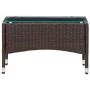 Brown synthetic rattan coffee table 60x40x36 cm by vidaXL, Garden tables - Ref: Foro24-45906, Price: 44,21 €, Discount: %