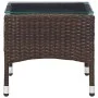 Brown synthetic rattan coffee table 60x40x36 cm by vidaXL, Garden tables - Ref: Foro24-45906, Price: 44,21 €, Discount: %