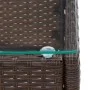Brown synthetic rattan coffee table 60x40x36 cm by vidaXL, Garden tables - Ref: Foro24-45906, Price: 44,21 €, Discount: %