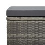 Set de comedor de jardín 9 pzas y cojines ratán sintético gris de vidaXL, Conjuntos de jardín - Ref: Foro24-46536, Precio: 53...