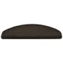 Alfombra autoadhesiva escalera 10 uds 65x21x4 cm marrón oscuro de vidaXL, Alfombrillas para escalones - Ref: Foro24-149711, P...