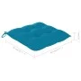 Set de comedor de jardín plegable con cojines 5 piezas bambú de vidaXL, Conjuntos de jardín - Ref: Foro24-3063979, Precio: 28...
