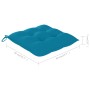 Set de comedor de jardín plegable con cojines 5 piezas bambú de vidaXL, Conjuntos de jardín - Ref: Foro24-3063979, Precio: 29...