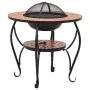 Terracotta ceramic mosaic brazier table 68 cm by vidaXL, Chimneys - Ref: Foro24-46723, Price: 150,95 €, Discount: %