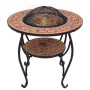 Terracotta ceramic mosaic brazier table 68 cm by vidaXL, Chimneys - Ref: Foro24-46723, Price: 150,95 €, Discount: %