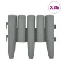 Garteneinfassung 36 Einheiten PP grau 10 m von vidaXL, Garteneinfassung und Einfassung - Ref: Foro24-48621, Preis: 38,59 €, R...