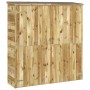 Cobertizo de herramientas madera pino maciza 163x50x171 cm de vidaXL, Cobertizos - Ref: Foro24-318198, Precio: 492,63 €, Desc...