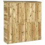 Cobertizo de herramientas madera pino maciza 163x50x171 cm de vidaXL, Cobertizos - Ref: Foro24-318198, Precio: 484,71 €, Desc...