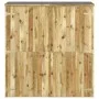 Cobertizo de herramientas madera pino maciza 163x50x171 cm de vidaXL, Cobertizos - Ref: Foro24-318198, Precio: 484,71 €, Desc...