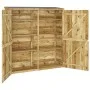 Cobertizo de herramientas madera pino maciza 163x50x171 cm de vidaXL, Cobertizos - Ref: Foro24-318198, Precio: 484,71 €, Desc...