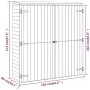 Cobertizo de herramientas madera pino maciza 163x50x171 cm de vidaXL, Cobertizos - Ref: Foro24-318198, Precio: 484,71 €, Desc...