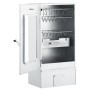 Horno ahumador de barbacoa con mesa acero galvanizado de vidaXL, Barbacoas - Ref: Foro24-3187616, Precio: 186,78 €, Descuento: %