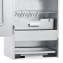 Horno ahumador de barbacoa con mesa acero galvanizado de vidaXL, Barbacoas - Ref: Foro24-3187616, Precio: 186,78 €, Descuento: %