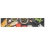 Alfombra de cocina lavable terciopelo dibujo vino cena 60x300cm de vidaXL, Felpudos - Ref: Foro24-136554, Precio: 41,31 €, De...