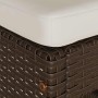Taburetes de bar de jardín con cojines 4 uds ratán PE marrón en Sillas de jardín | Comprar online en Foru.es