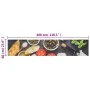 Alfombra de cocina lavable terciopelo dibujo vino cena 60x300cm de vidaXL, Felpudos - Ref: Foro24-136554, Precio: 41,31 €, De...