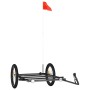 Remolque para bicicleta hierro negro 135x68x37 cm de vidaXL, Remolques para bicicletas - Ref: Foro24-94206, Precio: 82,59 €, ...