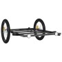 Remolque para bicicleta hierro negro 135x68x37 cm de vidaXL, Remolques para bicicletas - Ref: Foro24-94206, Precio: 82,59 €, ...