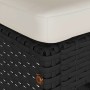 Taburetes altos de bar de jardín cojines 4 uds ratán PE negro en Sillas de jardín | Comprar online en Foru.es