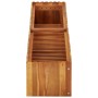 Arriate elevado de madera maciza de acacia 150x30x25 cm de vidaXL, Maceteros y jardineras - Ref: Foro24-45919, Precio: 105,84...