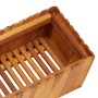 Arriate elevado de madera maciza de acacia 150x30x25 cm de vidaXL, Maceteros y jardineras - Ref: Foro24-45919, Precio: 105,84...