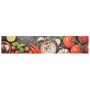 Alfombra de cocina lavable terciopelo dibujo verduras 60x300 cm de vidaXL, Felpudos - Ref: Foro24-136539, Precio: 50,61 €, De...